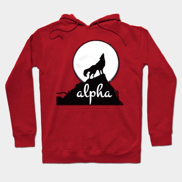 Alpha-Wolf Hoodie by KesariyaBalam